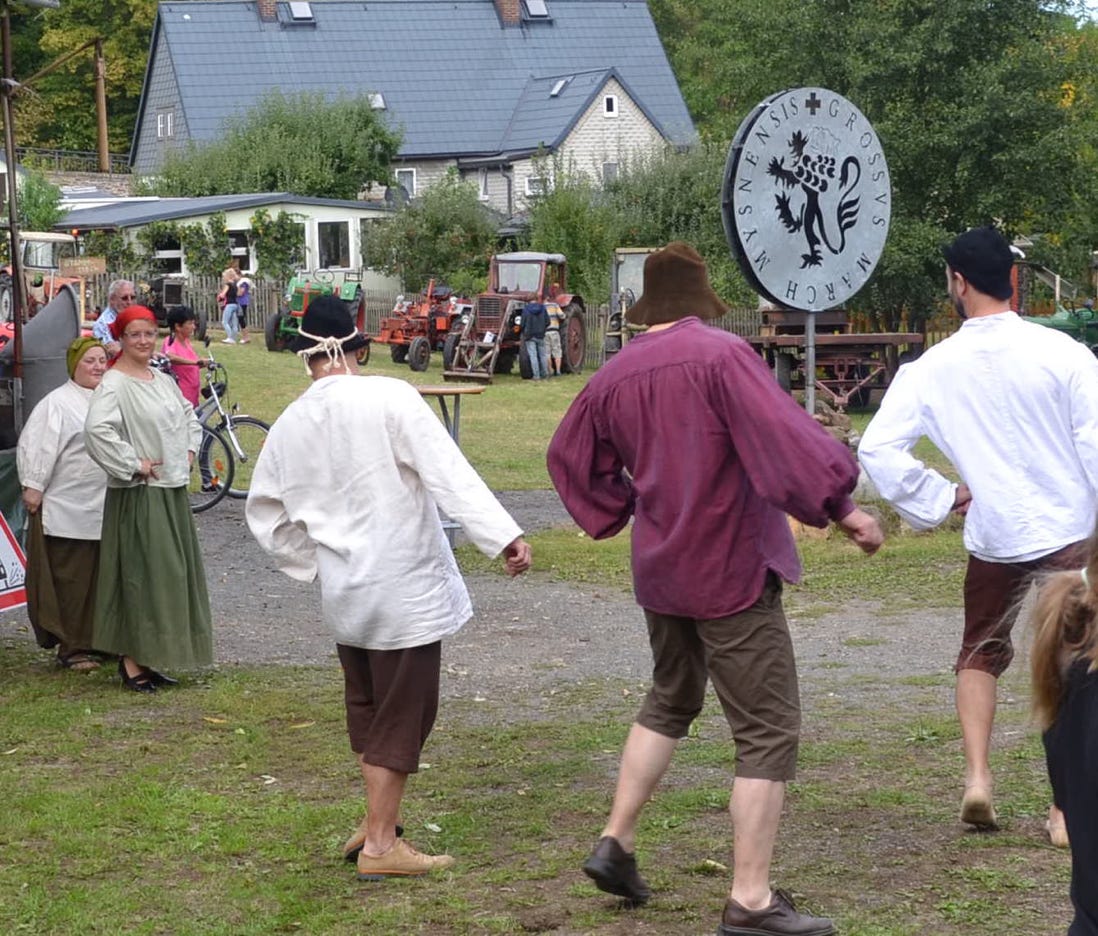 Der Hoftanz aus Dresden zeigte unseren Gästen, was 